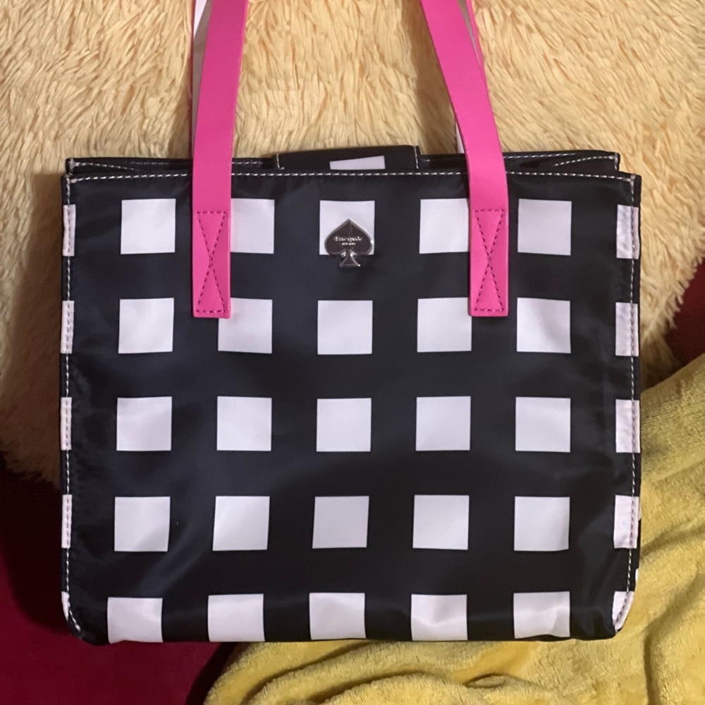 Kate Spade ♠️ New York Checkered Tote